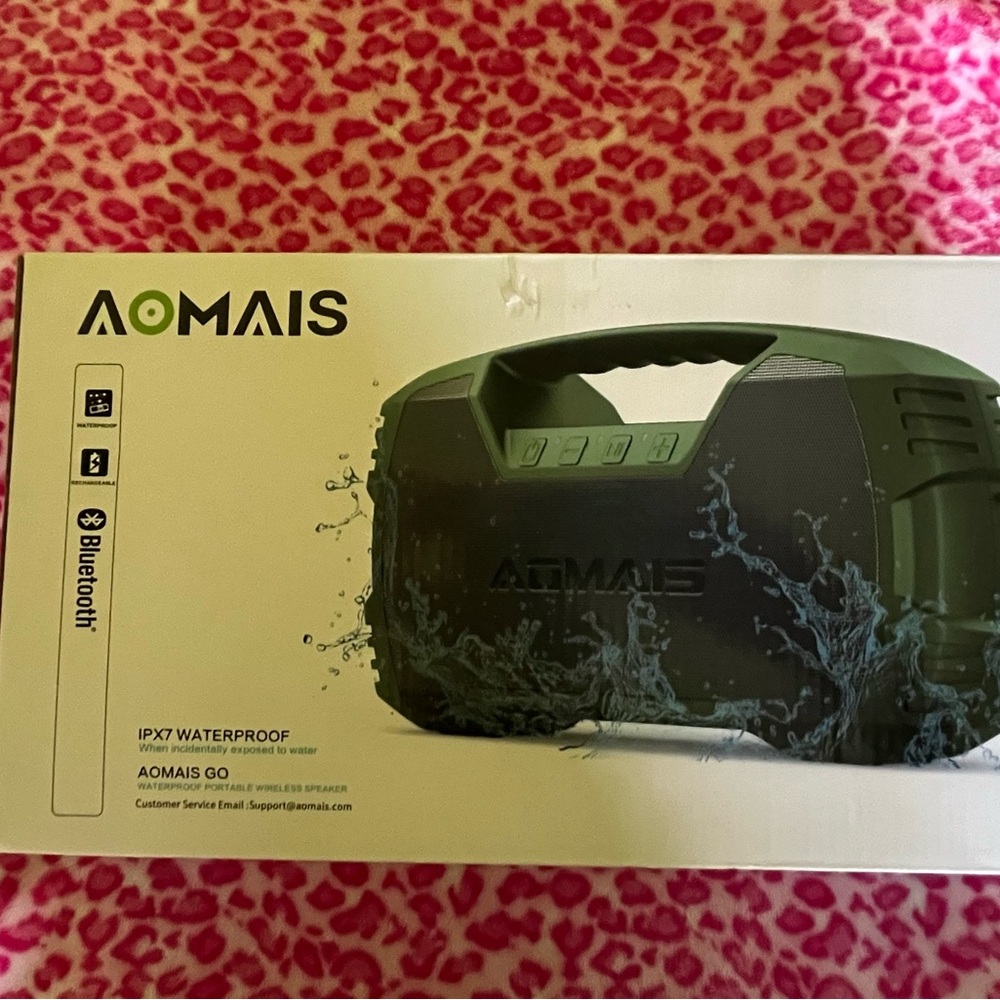 AOMAIS IPX7 Waterproof Bluetooth Portable Wireless Speaker 40W (60W Peak)